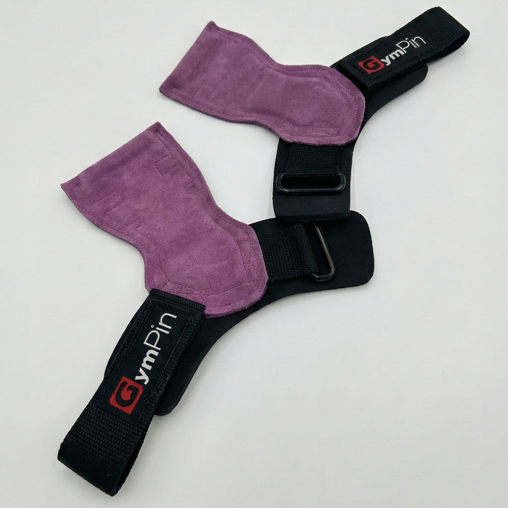 GymPin Leather Wrist Grips